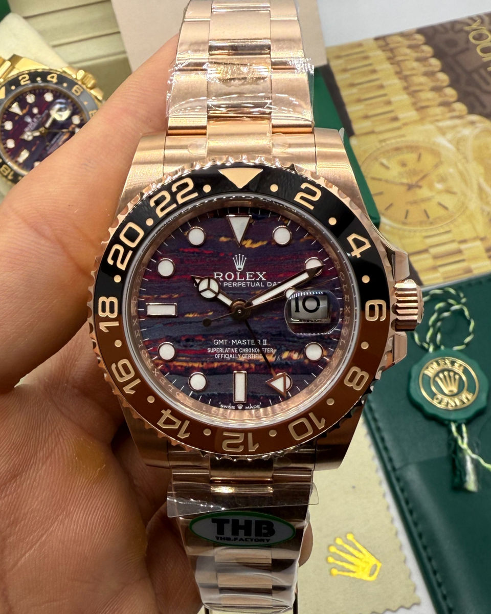 Rolex Rolex GMT-Master ll AllGold* 40mm - Mostrador Olho de Ferro