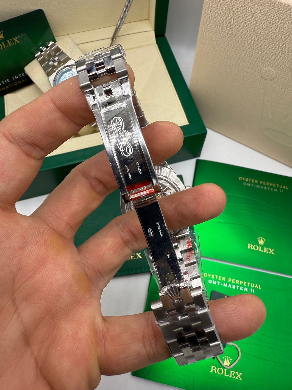 Miniatura: Rolex Land-Dweller 40mm, Mostrador Azul Gelo - CLONE