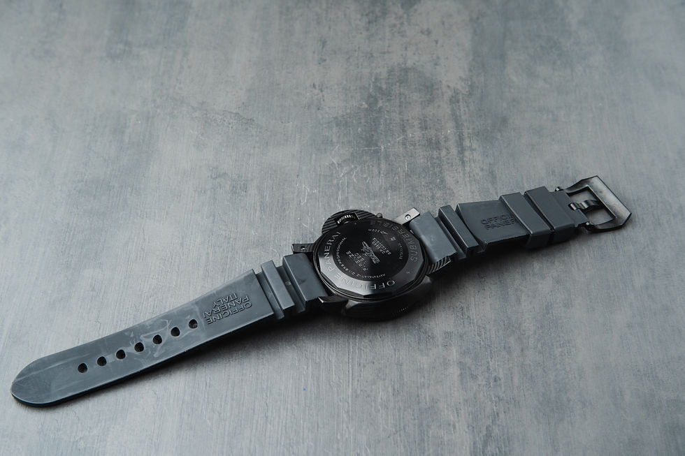 Thumbnail: Panerai Submersible 47mm Aço Oxiblack Mostrador Preto