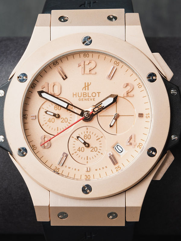 Hublot Big Bang 44mm Rosé Mostrador Rosé Bezel Rosé