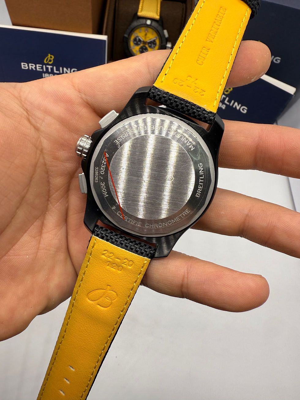 Miniatura: Breitling Avenger Aço/OxBlack 44mm Night Mission