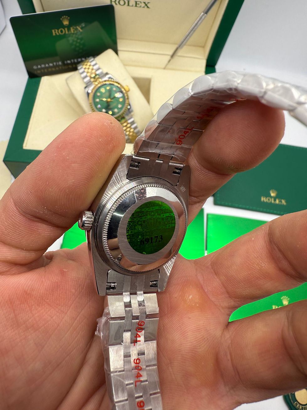 Thumbnail: Rolex Datejust 31mm/36mm Aço, Mostrador Rosa Madre Perola, Luneta Canelada