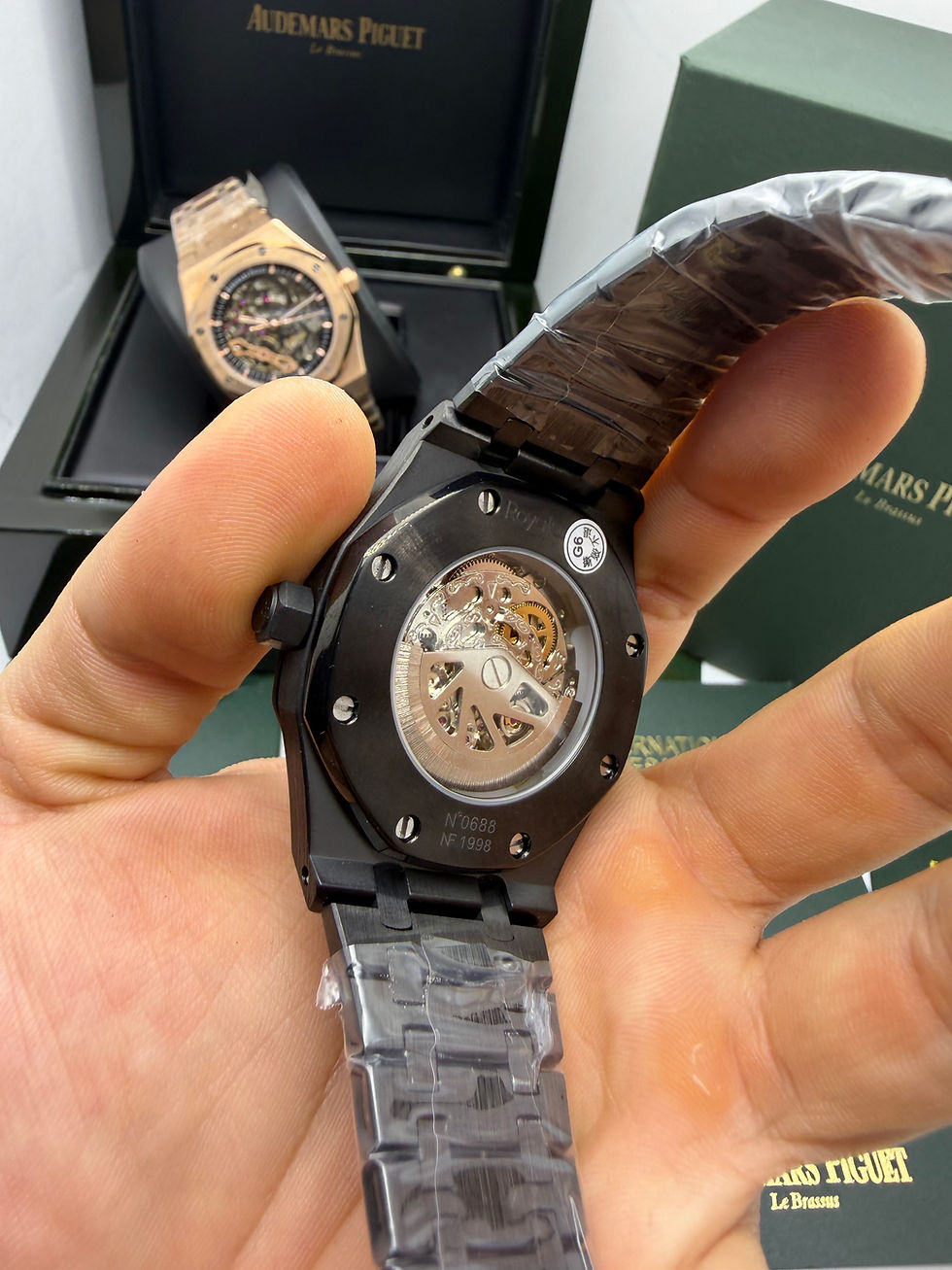 Thumbnail: Audemars Piguet Royal Oak 41mm Esqueleto Aço/OxBlack