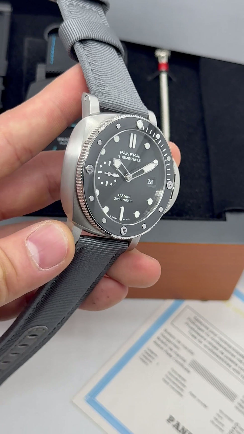 Miniatura: Panerai Submersible QuarantaQuattro Grigio Roccia 42mm - CLONE