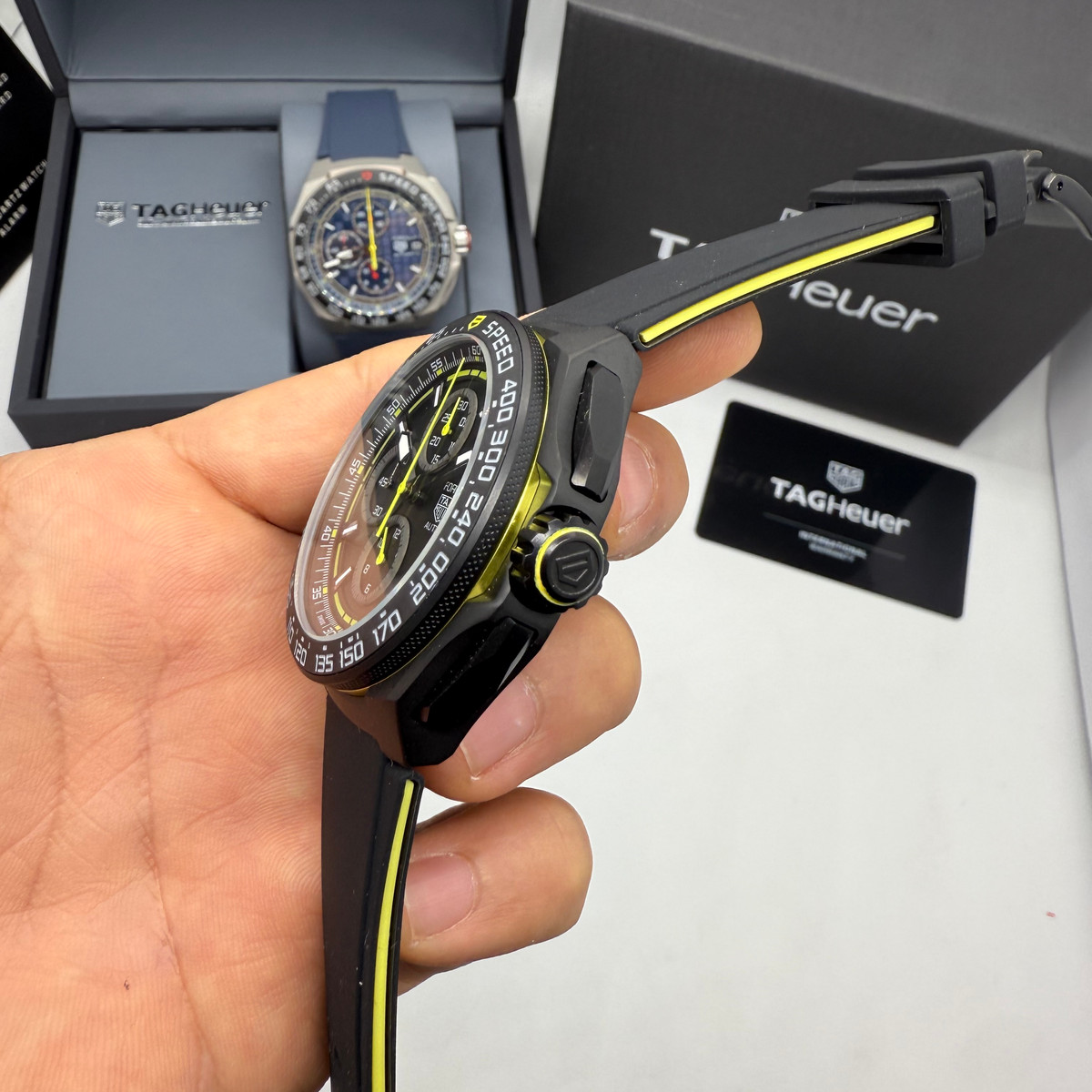 TAG Heuer F1 Cronometro 42mm Aço/OxBlack - Speed