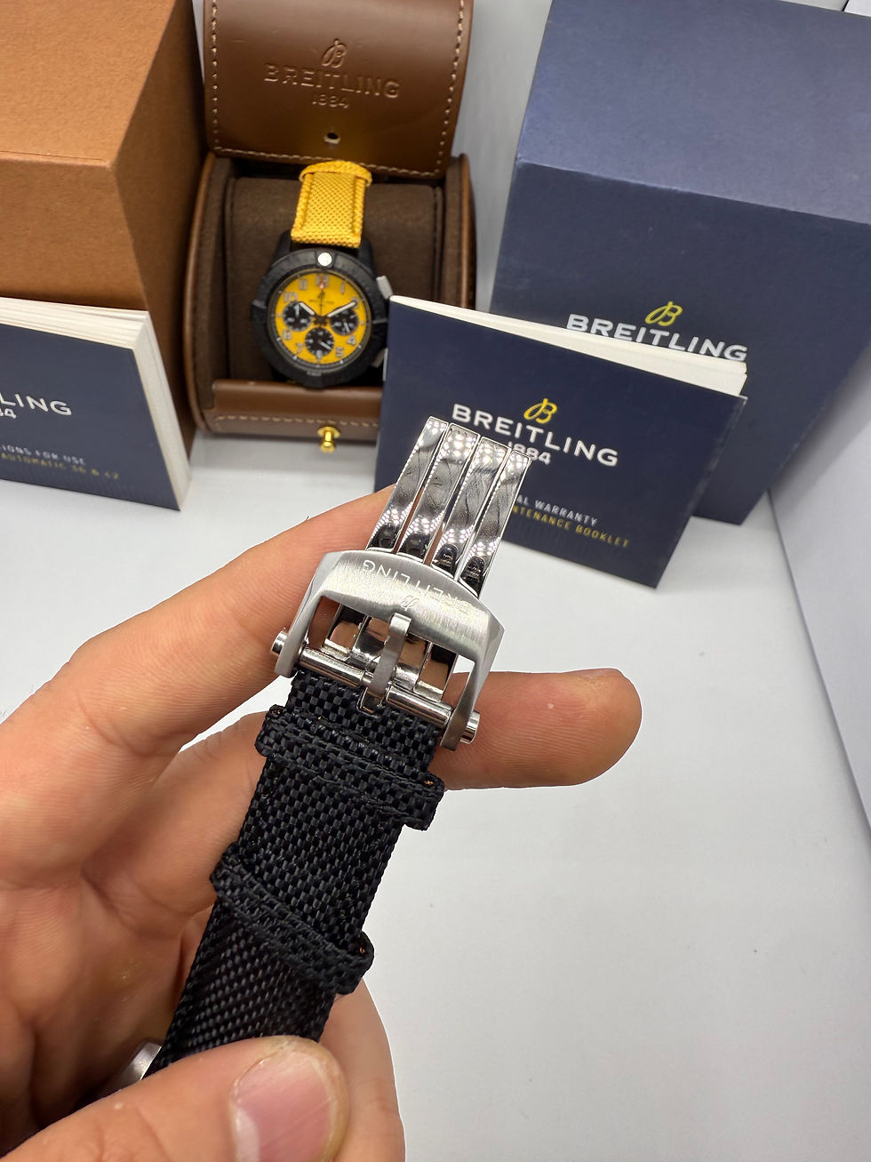 Miniatura: Breitling Avenger Aço/OxBlack 44mm Night Mission