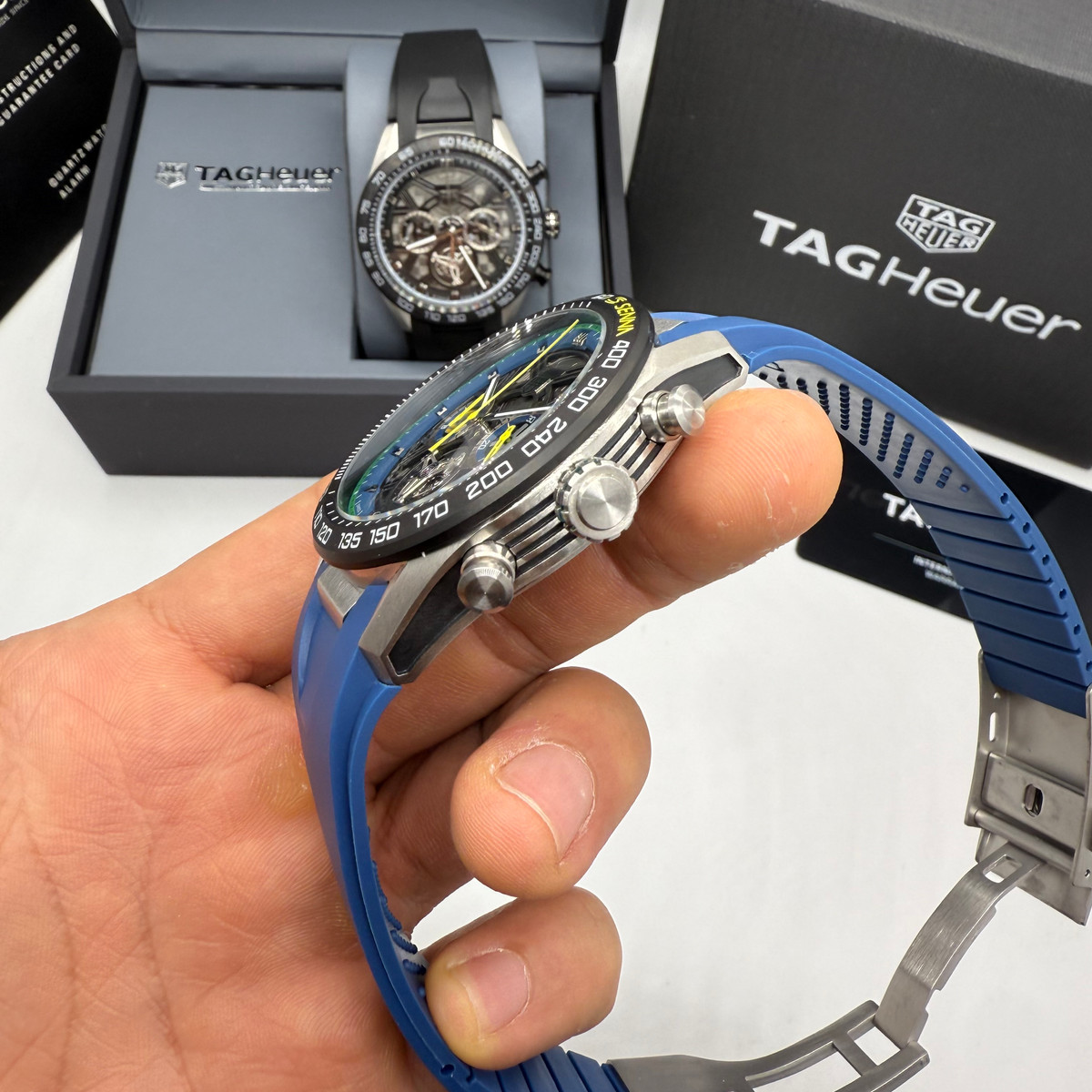 TAG Heuer Carrera Chronograph Tourbillon Extreme Sport x Senna - 44mm