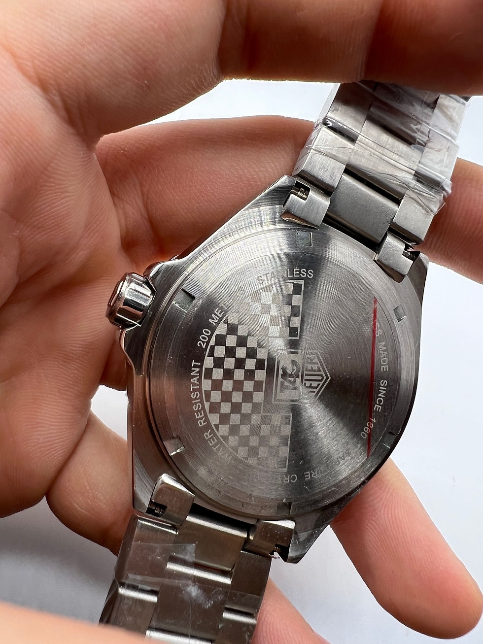 Thumbnail: Tag Heuer F1 43mm Aço Mostrador Laranja Luneta Preta