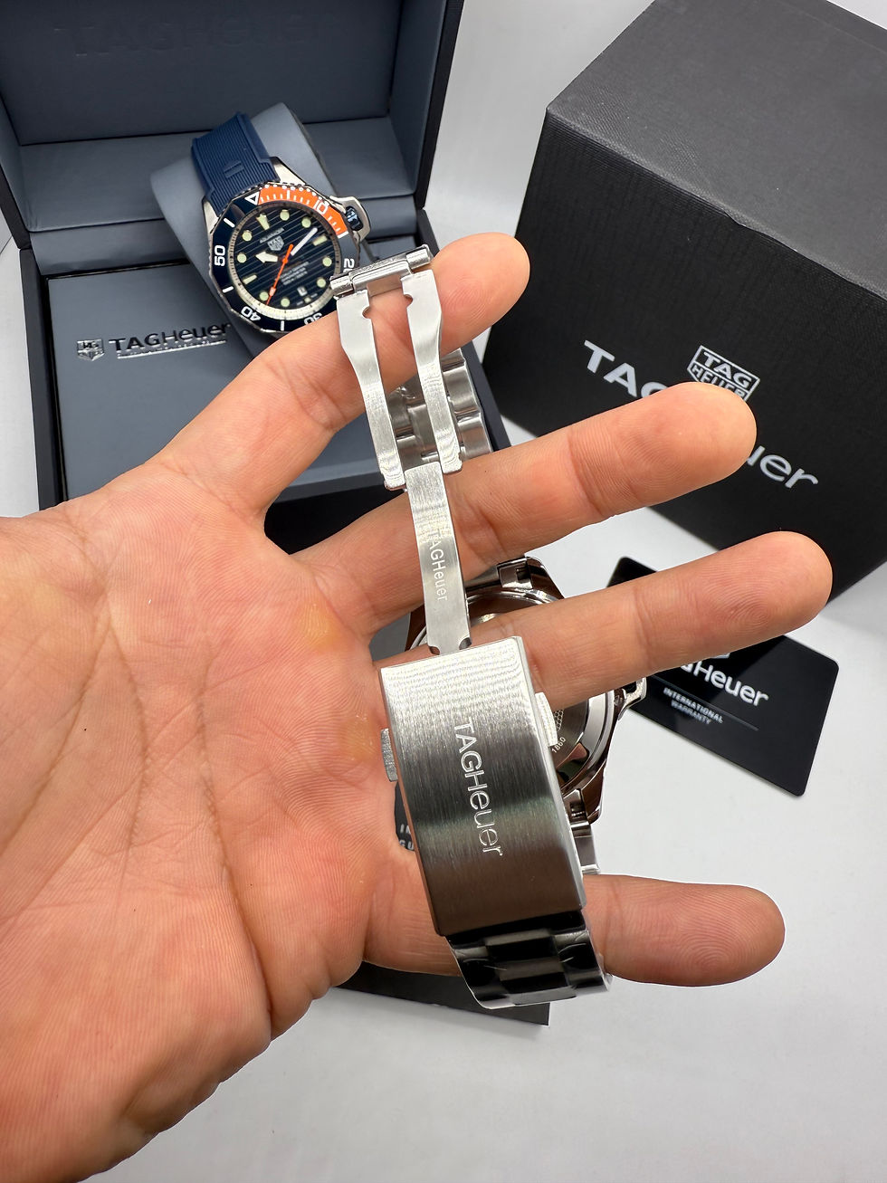 Miniatura: TAG Heuer Aquaracer Superdiver Profissional 1000 - 45mm - Pulseira Aço