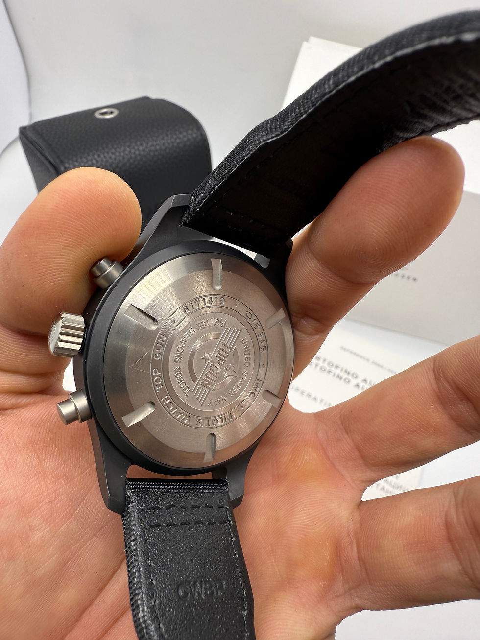 Thumbnail: IWC AVIADOR CRONÓGRAFO TOP GUN 41 - CLONE