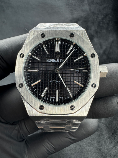 Audemars Piguet Royal Oak 41mm Pulseira Aço - Mostrador Preto