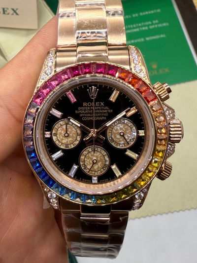 Rolex Daytona Rainbow Aço/Everose 40mm