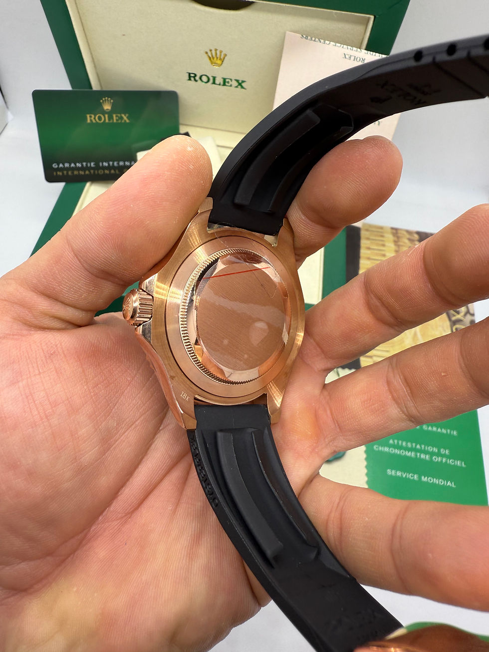 Thumbnail: Rolex Yacth-Master 40mm Aço/Rose, Mostrador Preto, OysterFlex