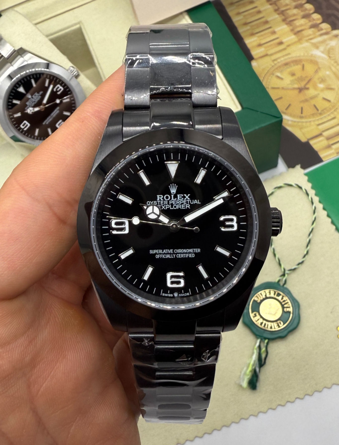 Rolex Explorer 40mm - PVD Black