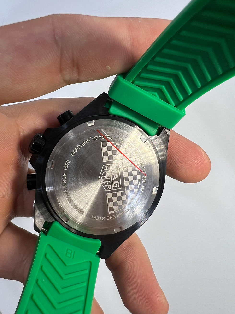Thumbnail: TAG Heuer F1 Cronometro 42mm Aço, Pulseira de Borracha