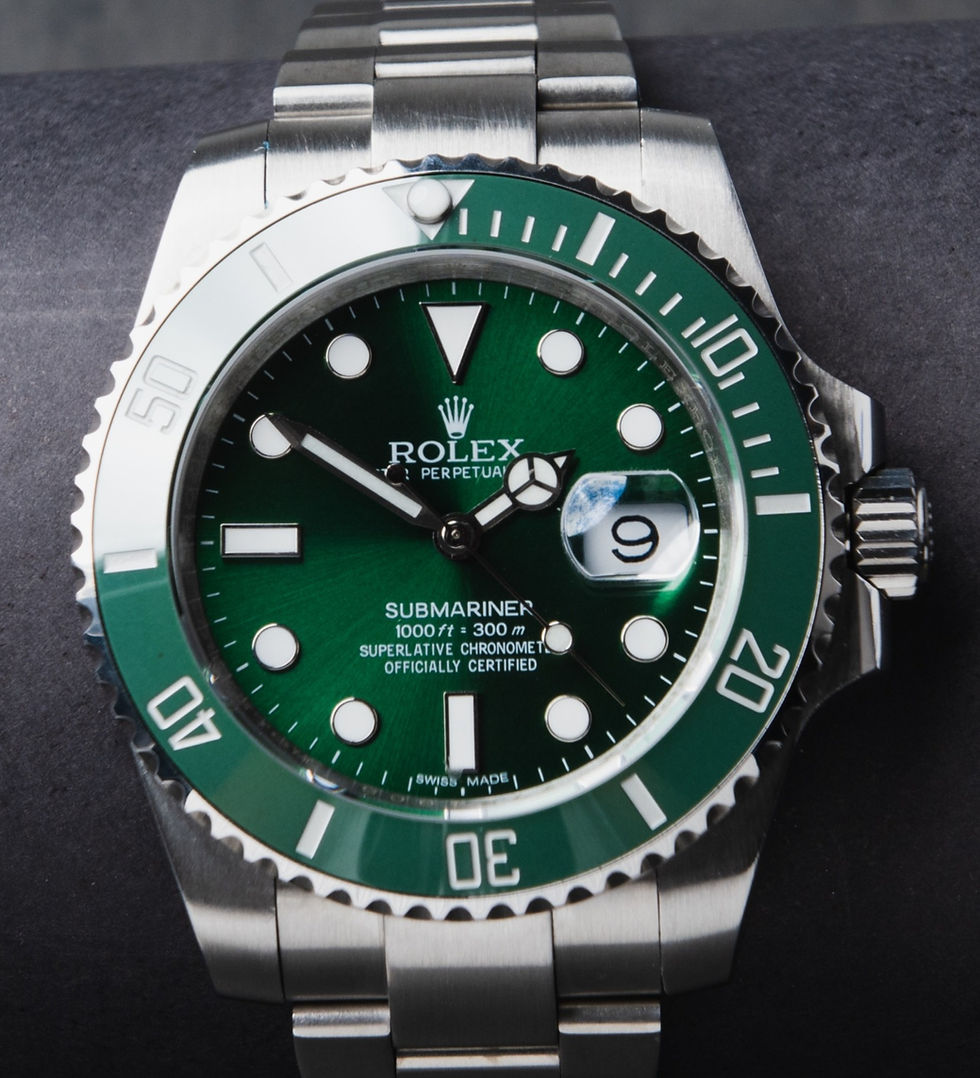 Rolex Submariner Date Hulk 40mm Mostrador Verde Luneta Verde