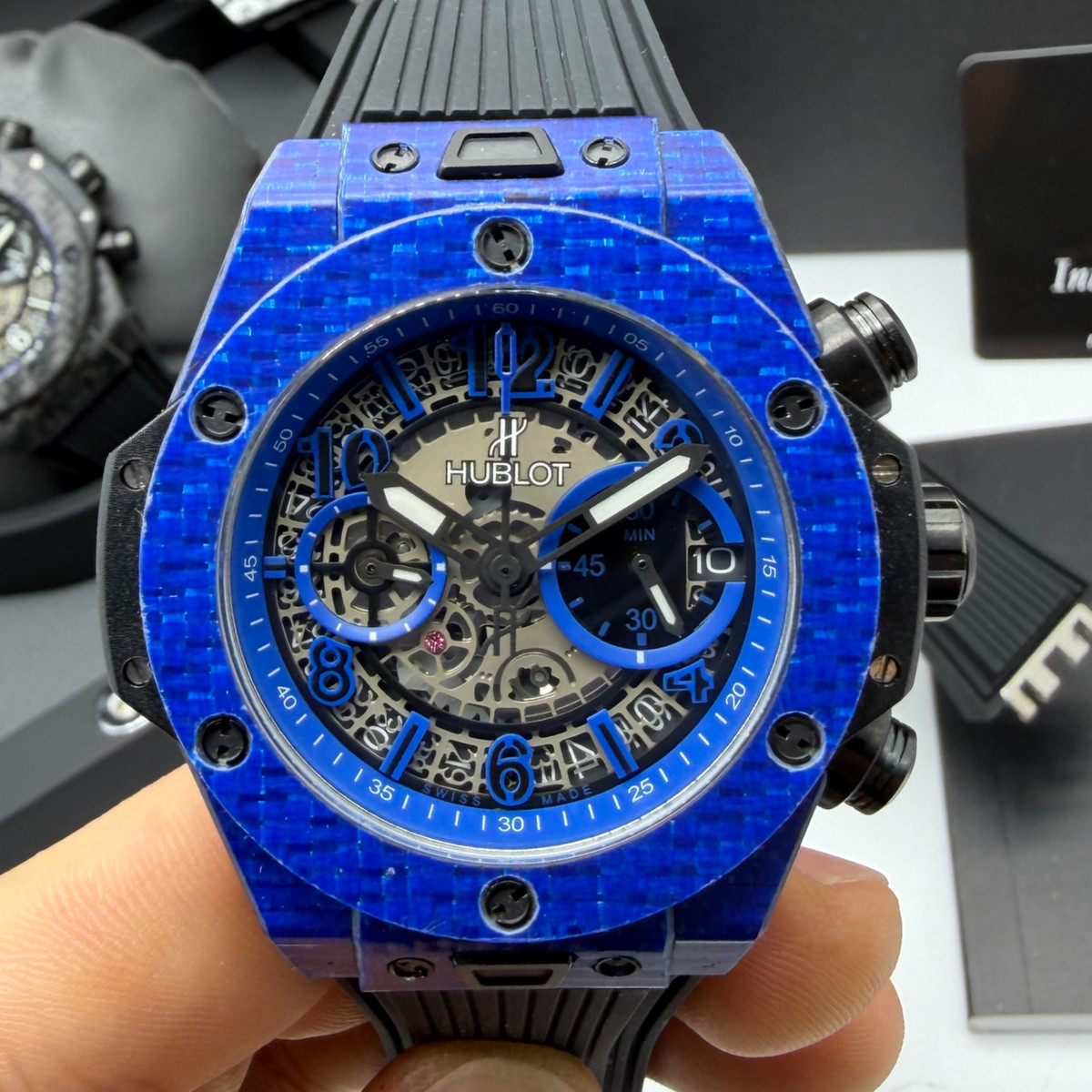 Hublot Big Bang 20th Anniversary King Blue Carbon 43mm
