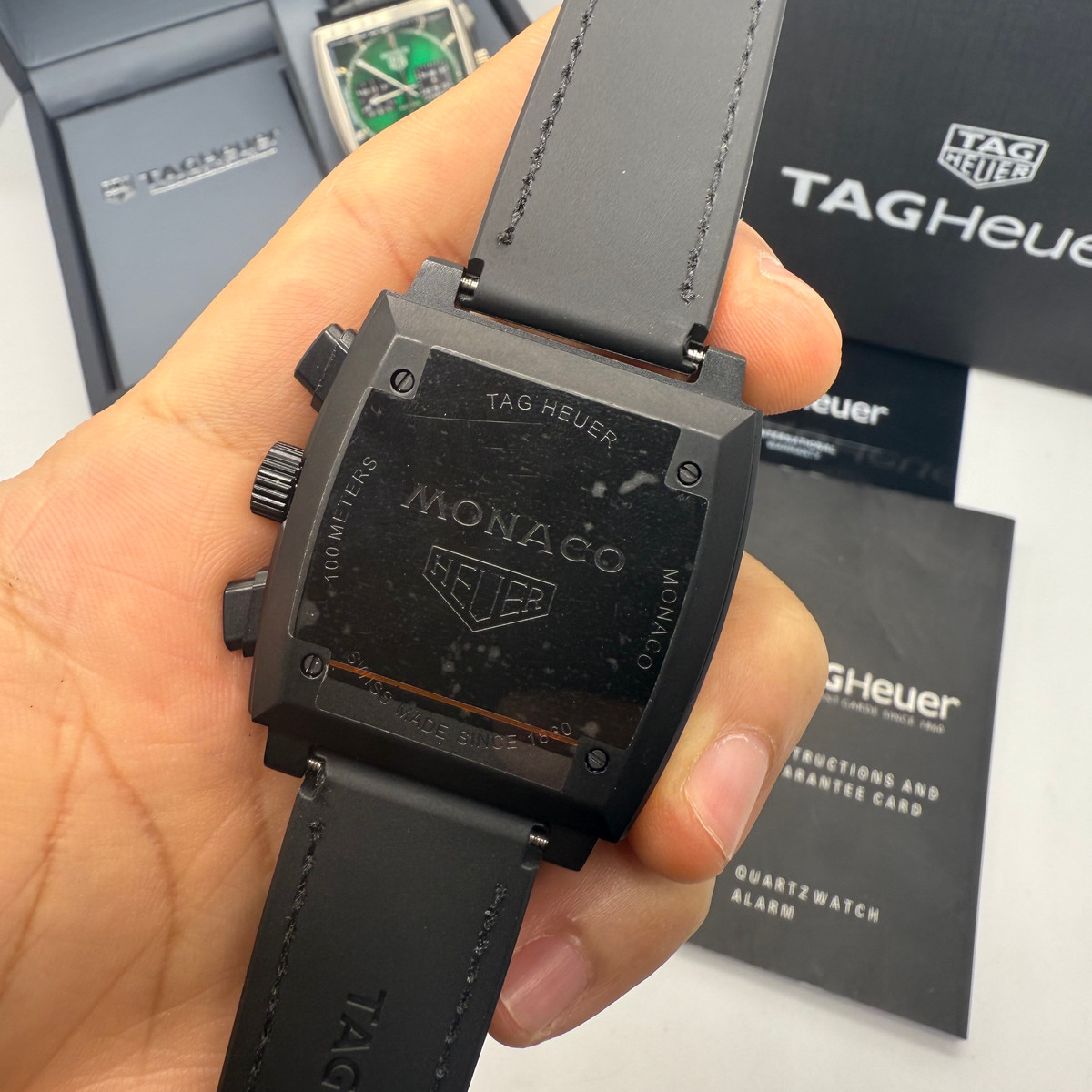 TAG Heuer Monaco Split-Seconds Chronograph 44mm Aço/OxBlack