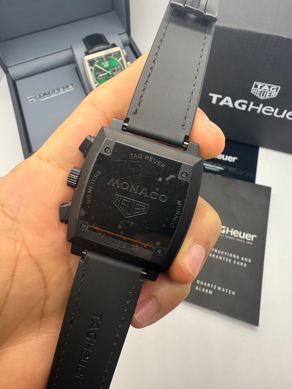 Miniatura: TAG Heuer Monaco Split-Seconds Chronograph 44mm Aço/OxBlack