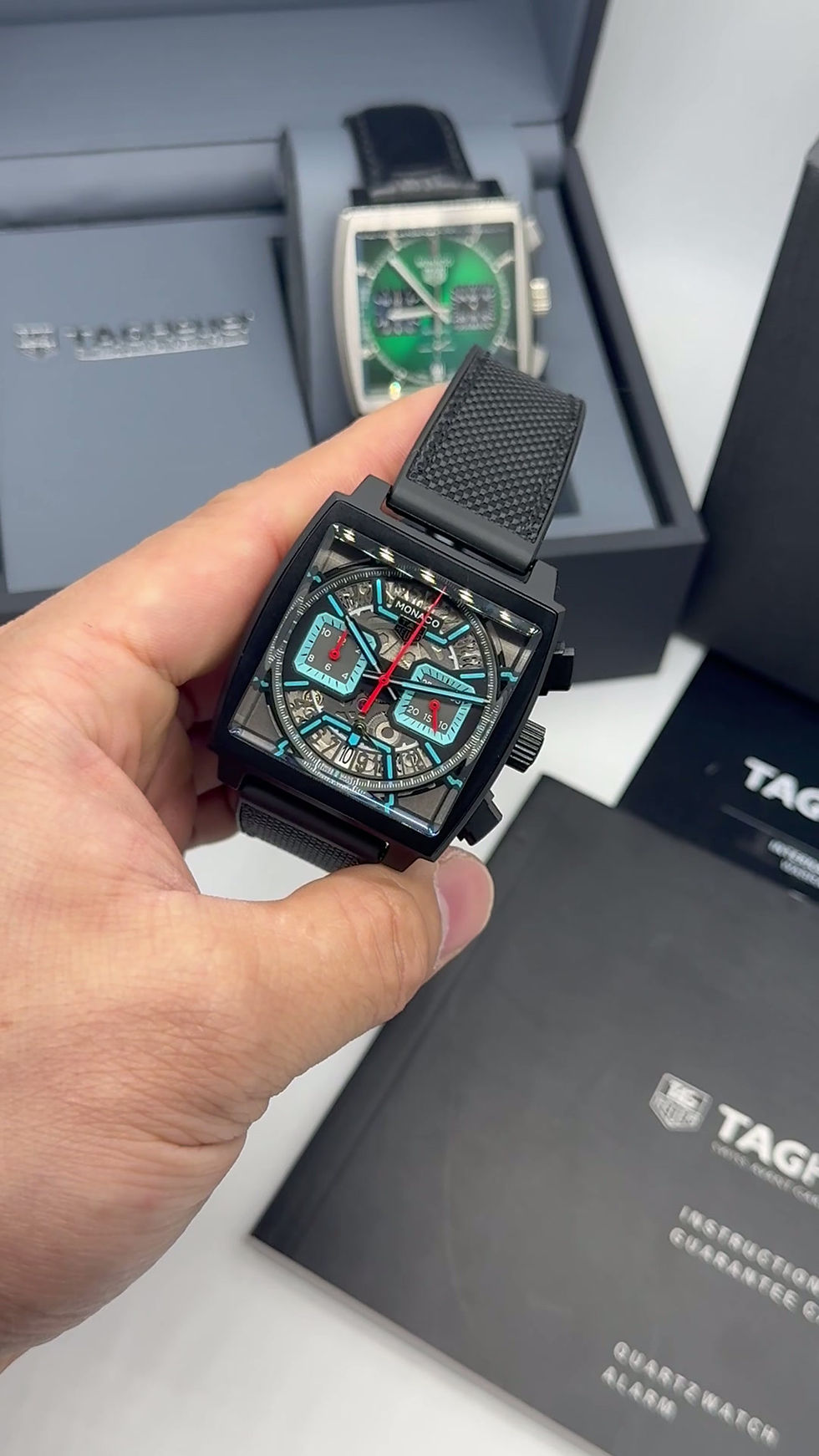 Miniatura: TAG Heuer Monaco Split-Seconds Chronograph 44mm Aço/OxBlack