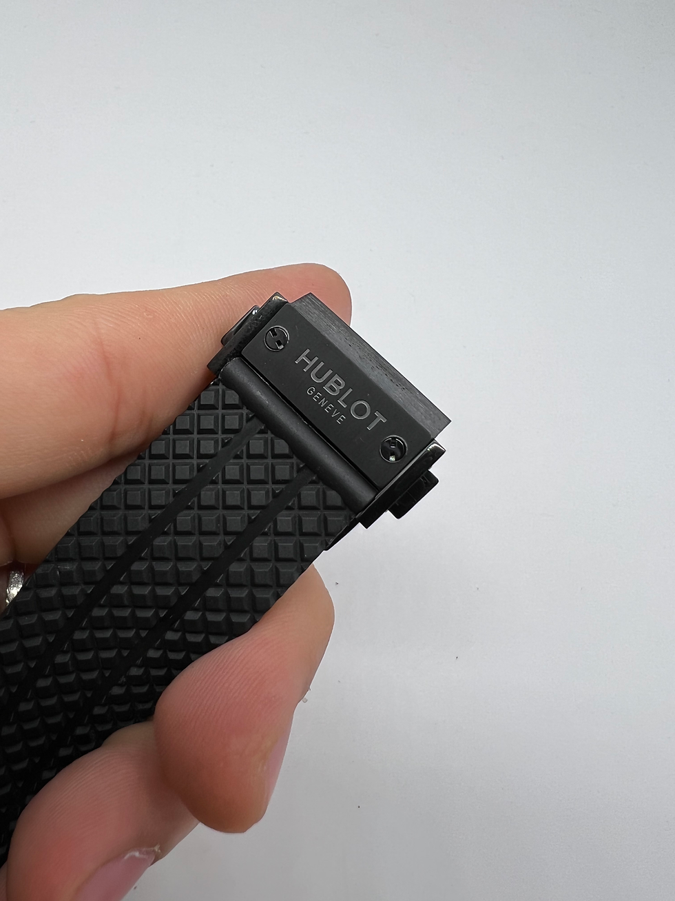 Miniatura: Hublot Big Bang 44mm Aço All Black Pulseira Borracha