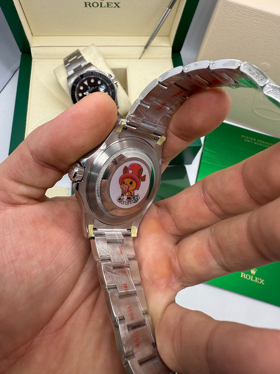 Miniatura: Rolex Yacht-Master 40  Oyster, 40 mm, Aço Oystersteel, Mostrador Ardósia - CLONE