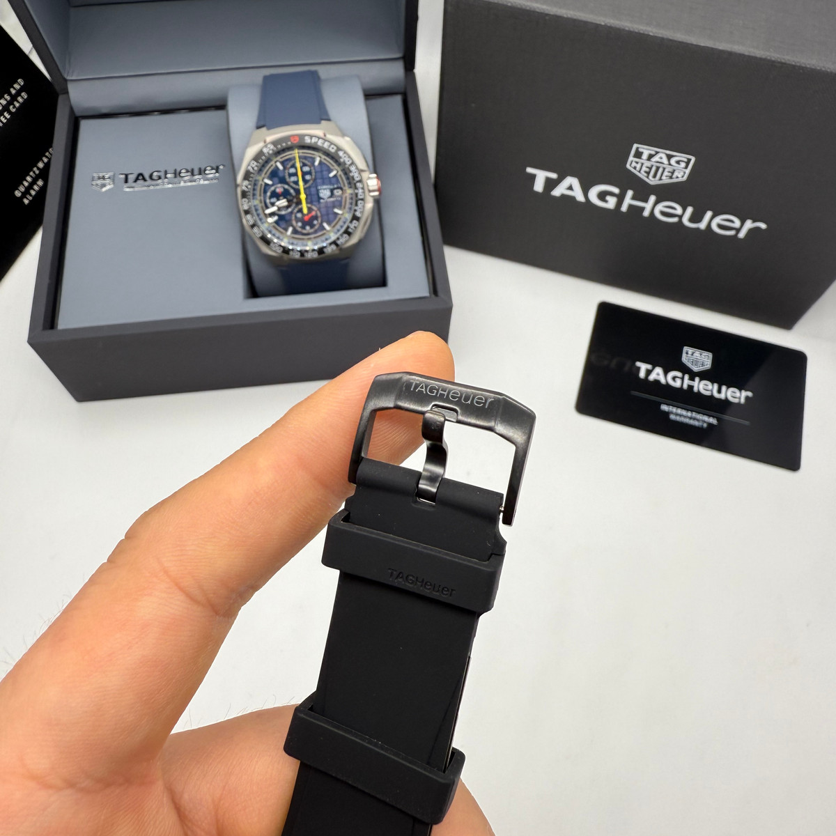 TAG Heuer F1 Cronometro 42mm Aço/OxBlack - Speed