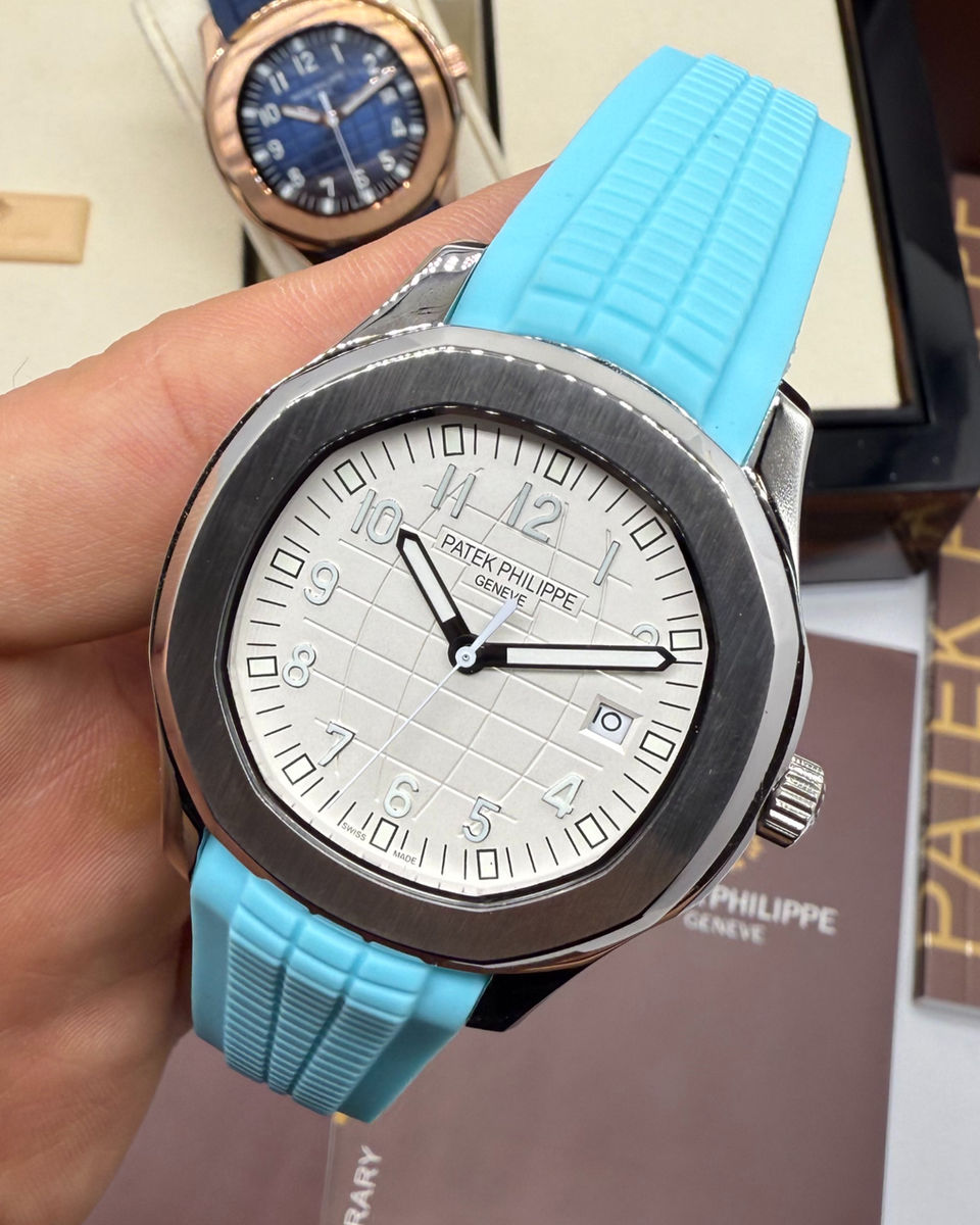 Patek Philippe Patek Philippe Aquanaut 41mm Aço Mostrador Branco
