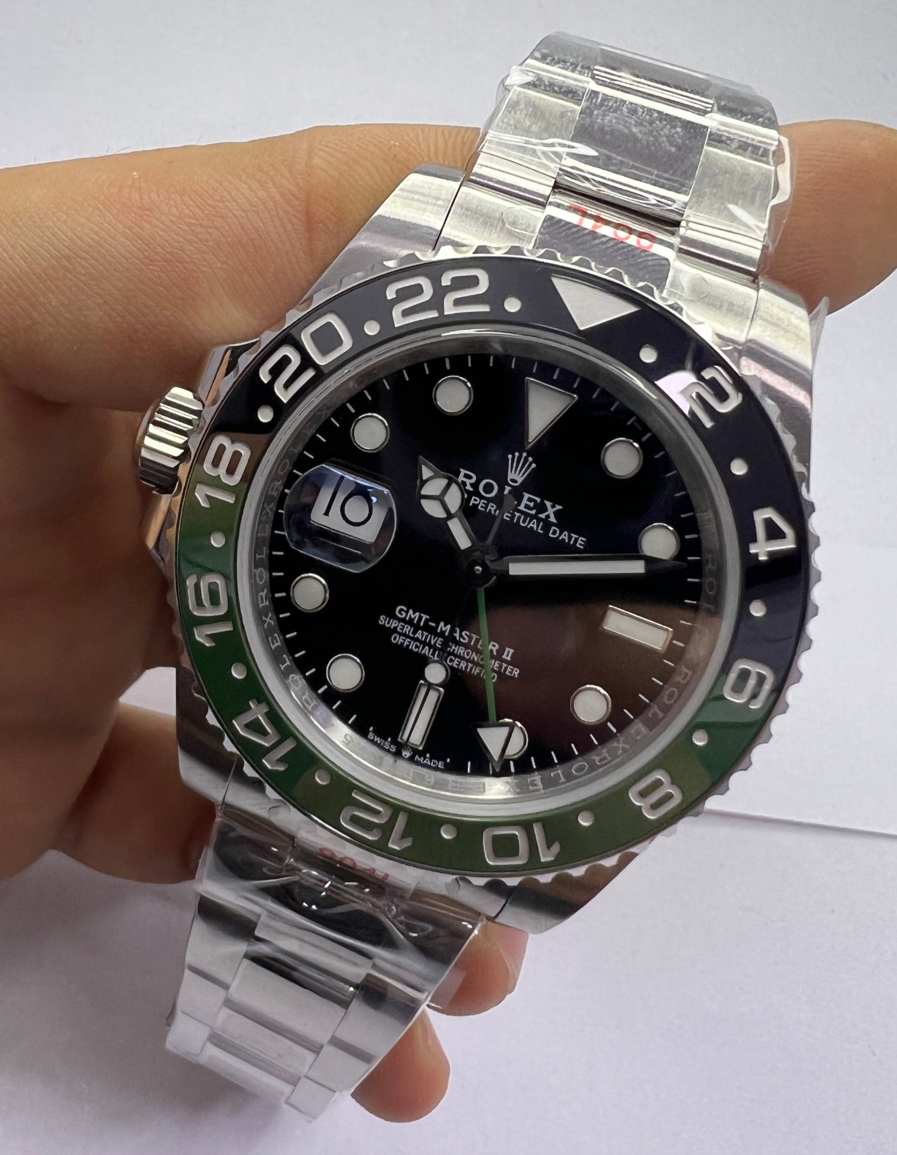Rolex GMT Master II - Aço - SPRITE - CLONE -