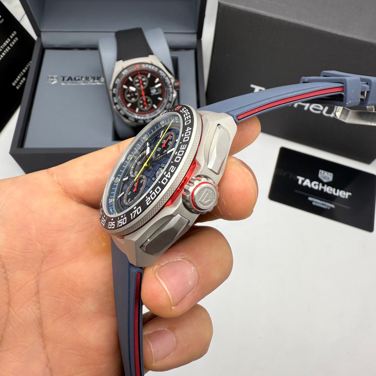 TAG Heuer F1 Cronometro 42mm Aço/OxBlack - Speed