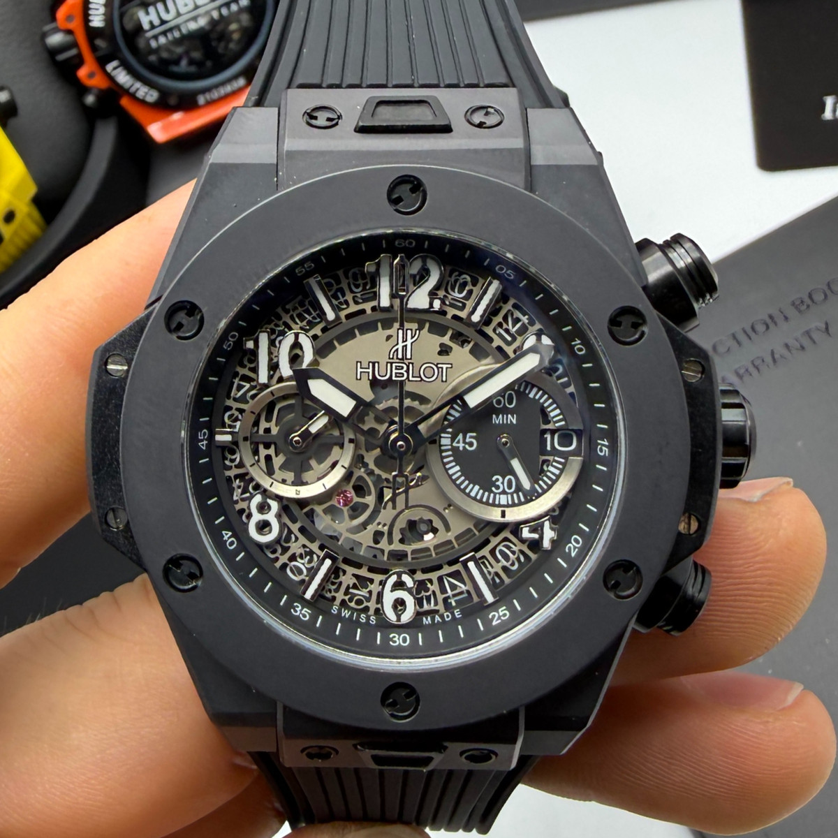 Hublot Big Bang 20th Anniversary King - Black Cerâmica Tungsténio 43mm