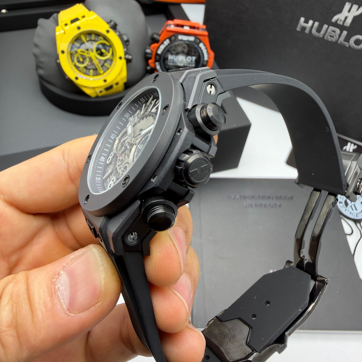 Hublot Big Bang 20th Anniversary King - Black Cerâmica Tungsténio 43mm