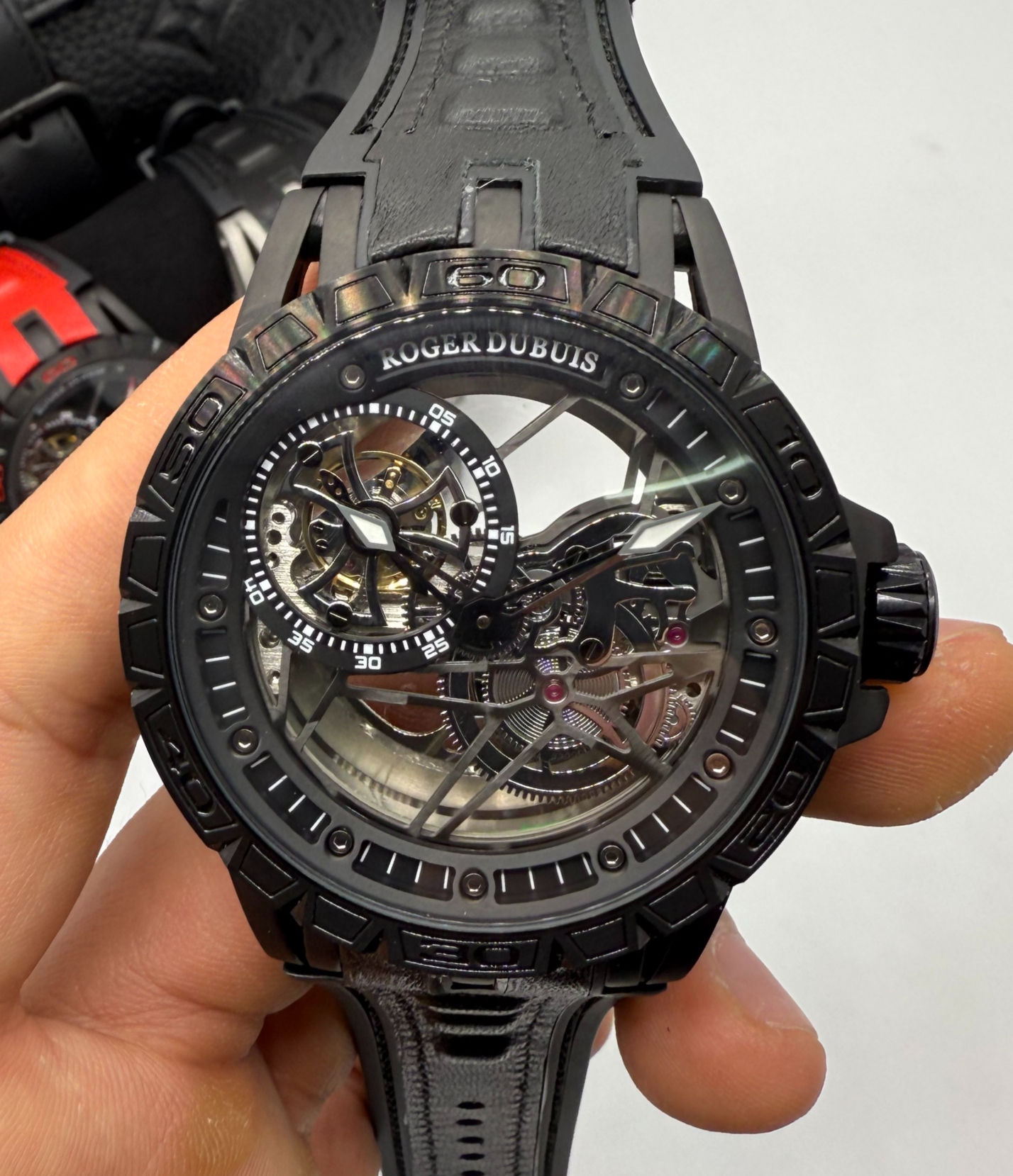 Roger Dubuis Spider Excalibur Monobalancim 45mm Aço/OxBlack