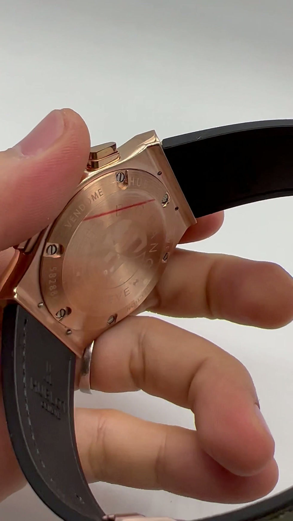 Miniatura: Hublot Classic Chrono Rosè 45mm Mostrador Preto Esqueleto