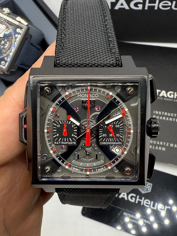 TAG Heuer Monaco Split-Seconds Chronograph 44mm, Mostrador Grafite