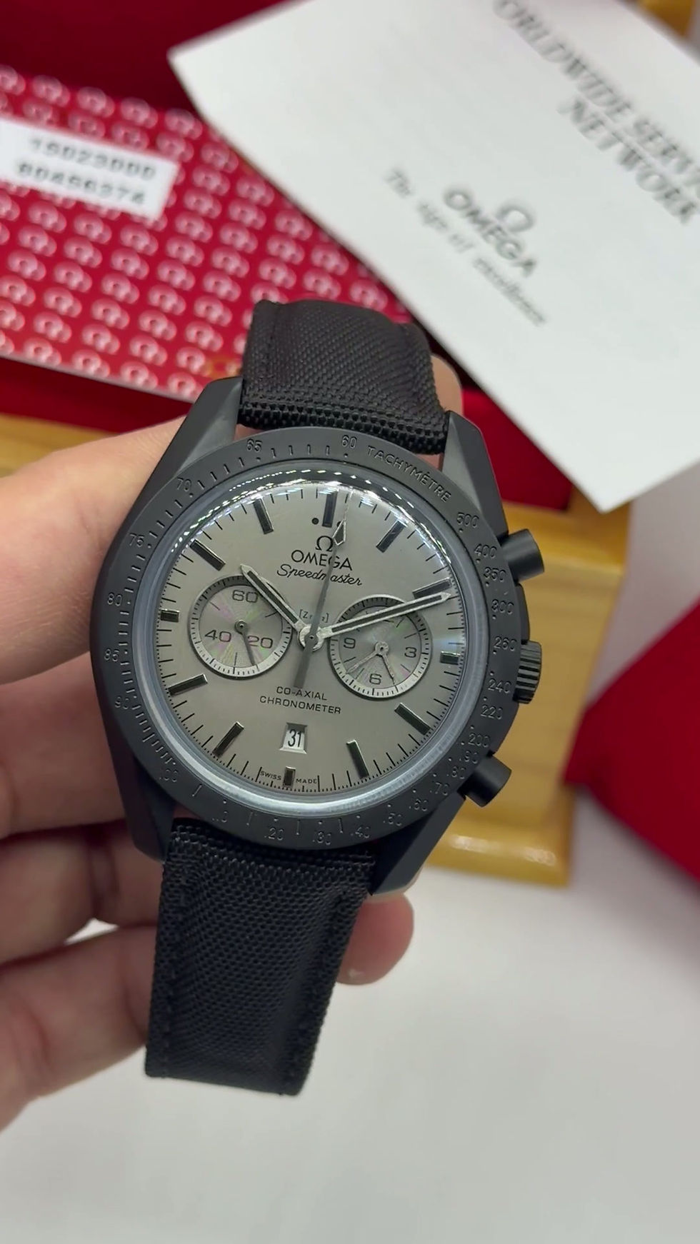 Thumbnail: Omega Speedmaster Dark Side of the Moon 44mm Aço/OxBlack