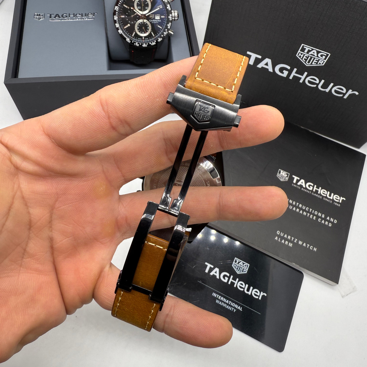 TAG Heuer Carrera Calibre 16, Chronograph Eletrônico, 44 mm, Aço/OxBlack