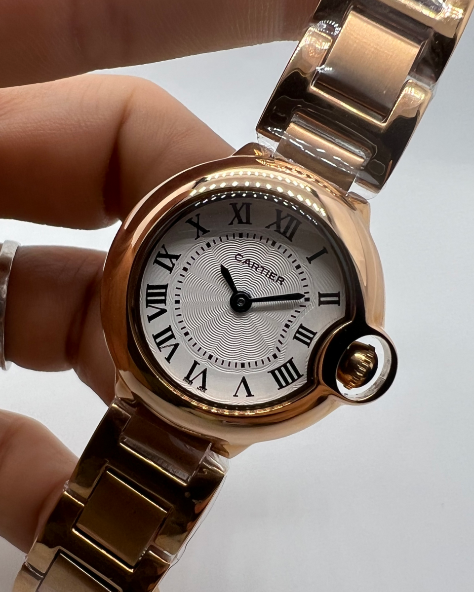 Cartier Ballon Bleu de Cartier - Aço/Rose - 33mm - Mostrador Tradicional