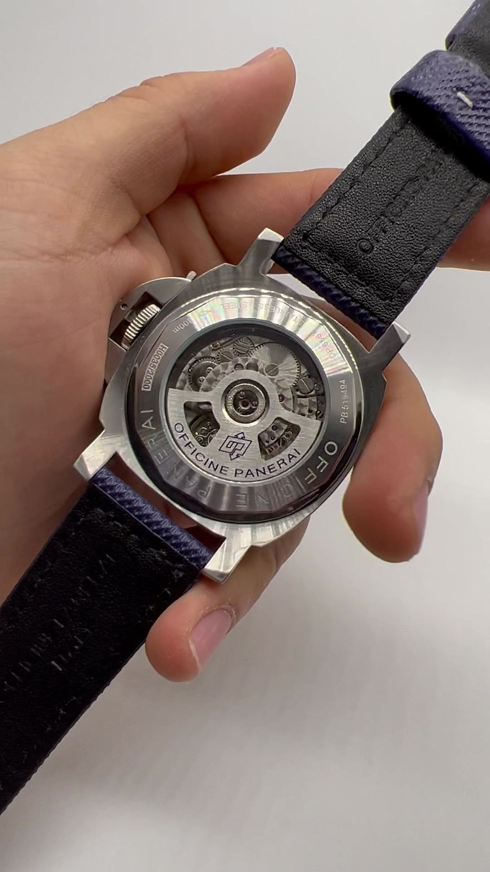 Thumbnail: Panerai Luminor Marina 44mm Aço Mostrador Preto Pulseira Nylon
