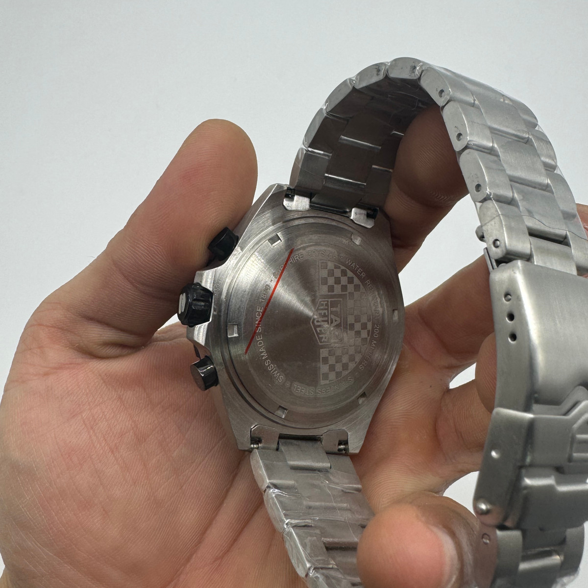 TAG Heuer F1 Cronometro 44mm Aço Mostrador Preto