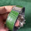 Miniatura: Hublot Classic Chrono 45mm Aço Mostrador Verde Pulseira Couro com Borracha