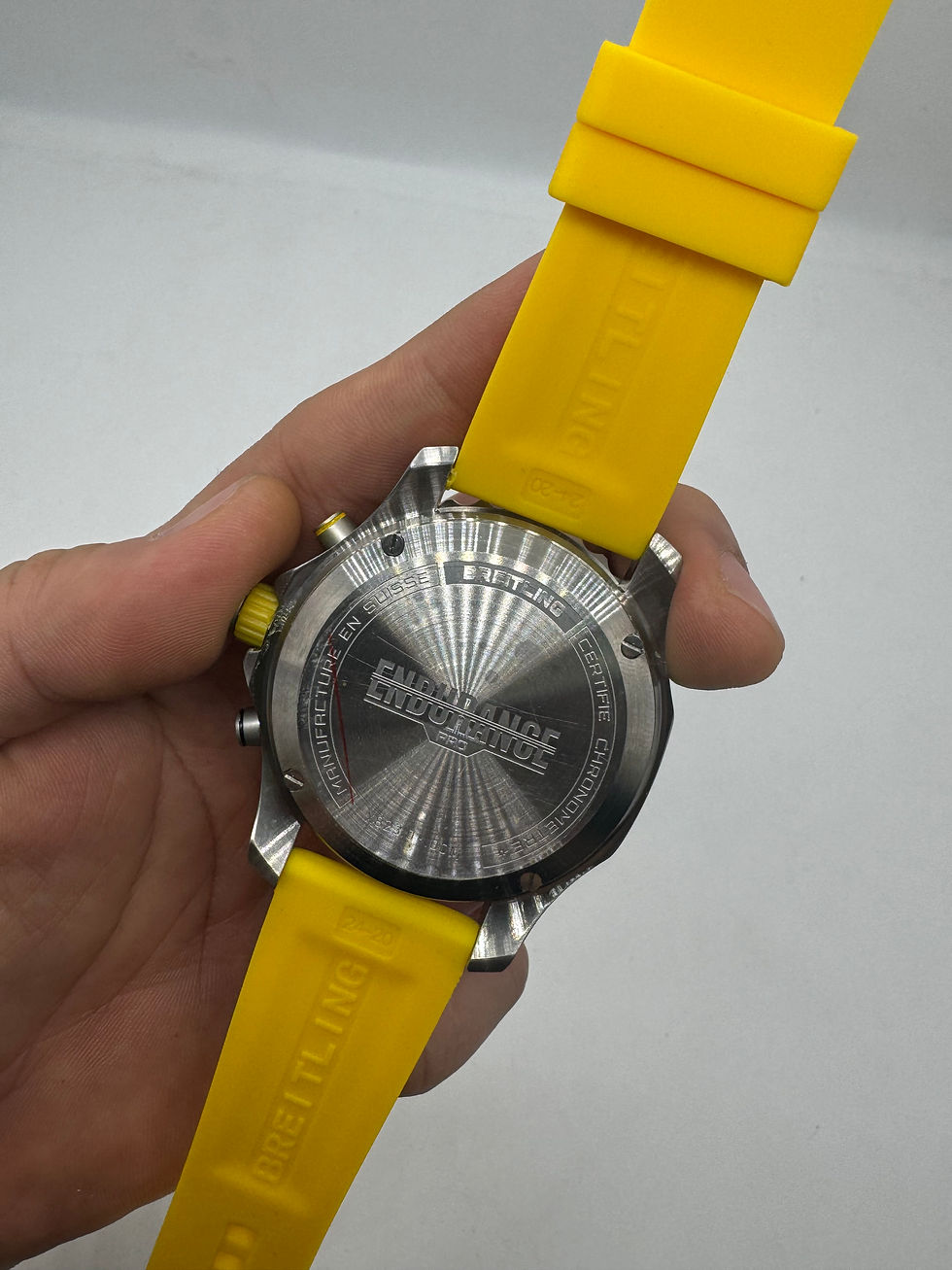 Miniatura: Breitling ENDURANCE PRO Aço 44mm Pulseira Borracha