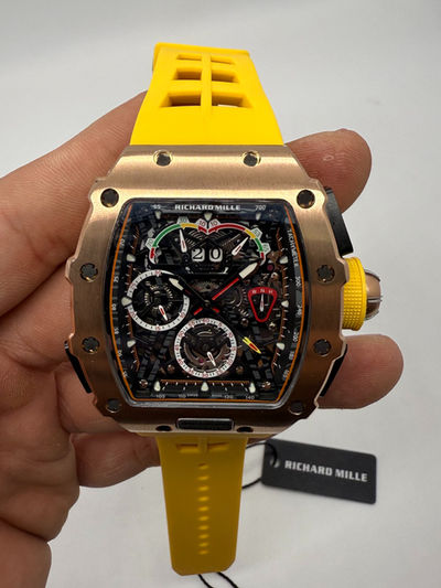 RICHARD MILLE RM 11-03 /003, 45mm Flyback Aço/Rose