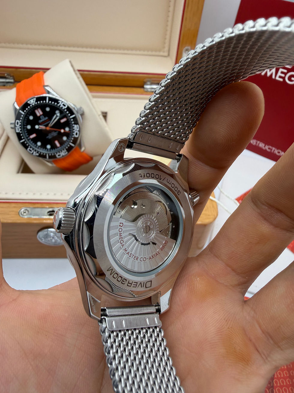 Thumbnail: Omega Seamaster Co-Axial 40mm Mostrador Preto