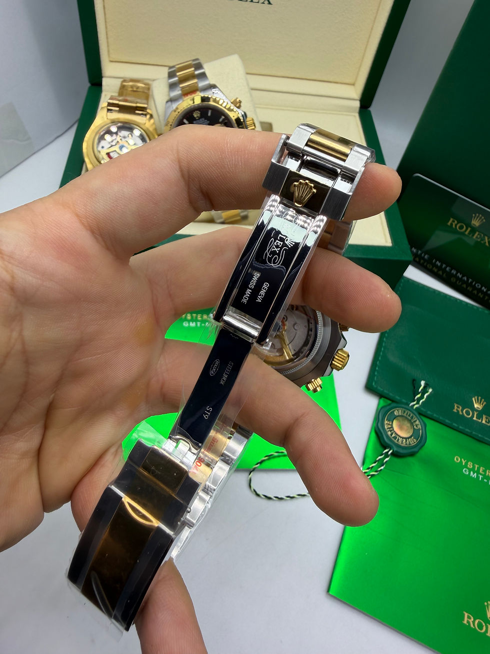 Miniatura: Rolex Datejust 36mm Aço - Mostrador Folhas