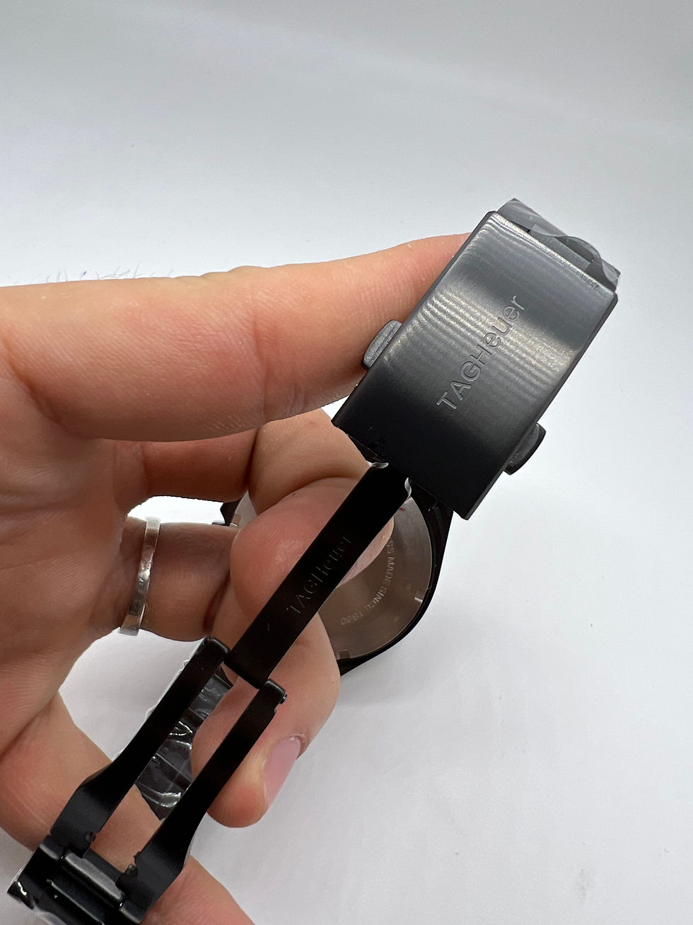 Thumbnail: Tag Heuer Aquarecer Aço OxBlack 43mm, Mostrador Preto