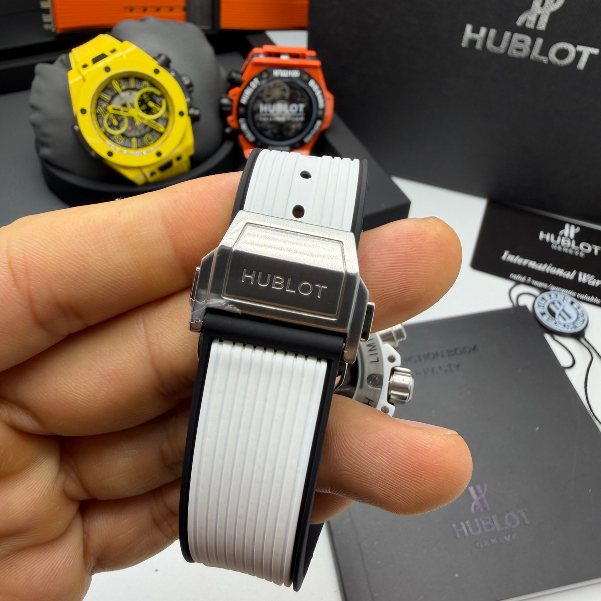Hublot Big Bang 20th Anniversary King - White Cerâmica Tungsténio 43mm