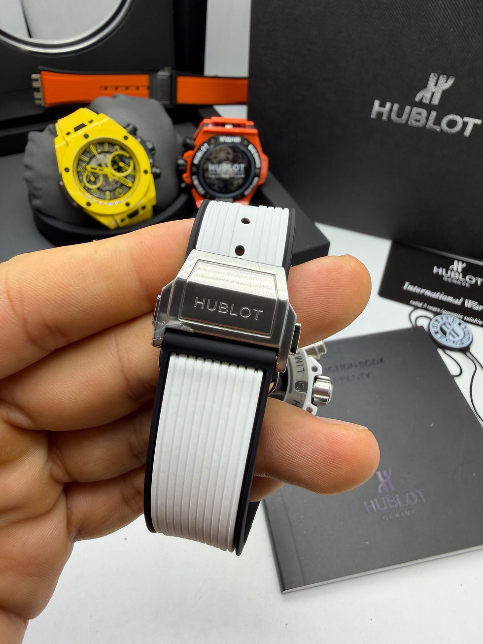 Thumbnail: Hublot Big Bang 20th Anniversary King - White Cerâmica Tungsténio 43mm