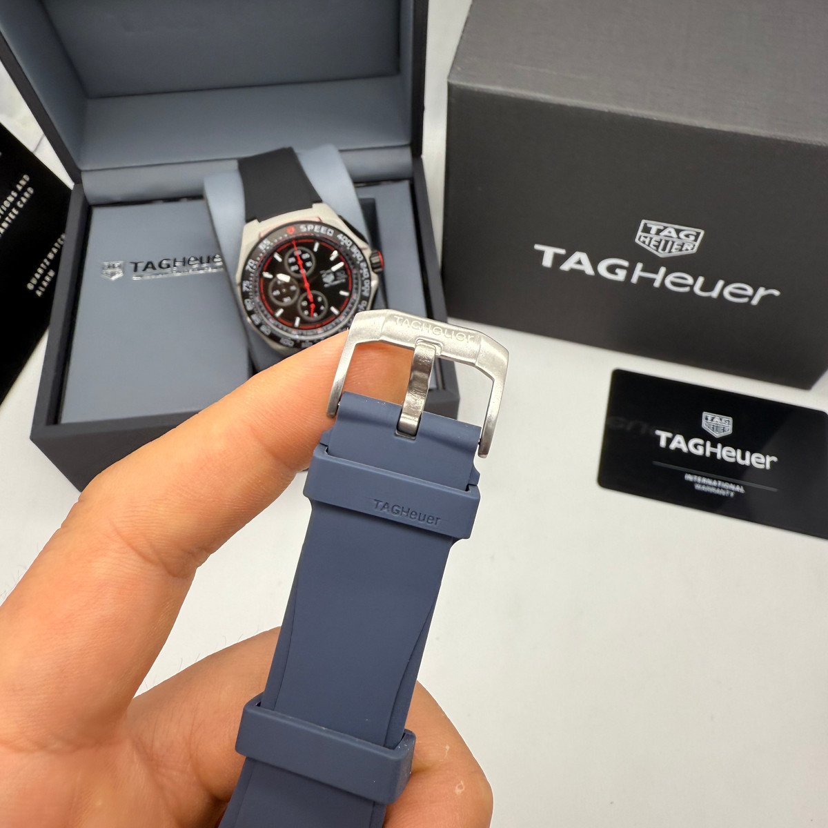 TAG Heuer F1 Cronometro 42mm Aço/OxBlack - Speed