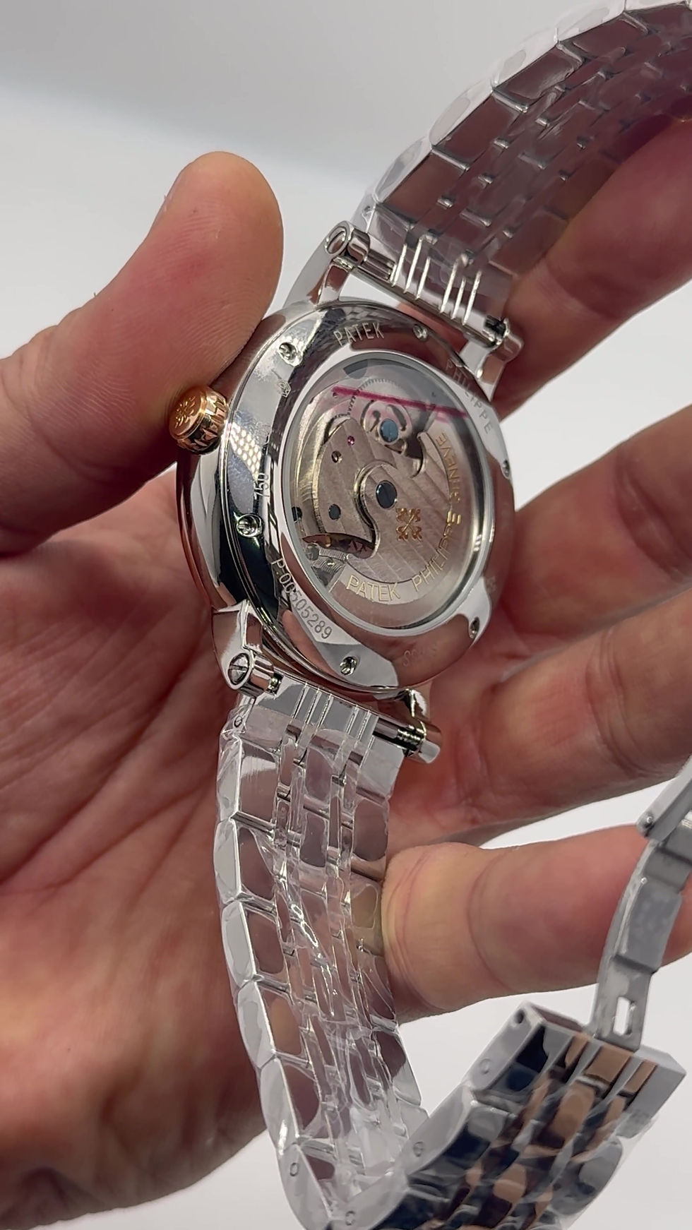Miniatura: Patek Philippe Classic Turbilhão 40mm Aço/Rose